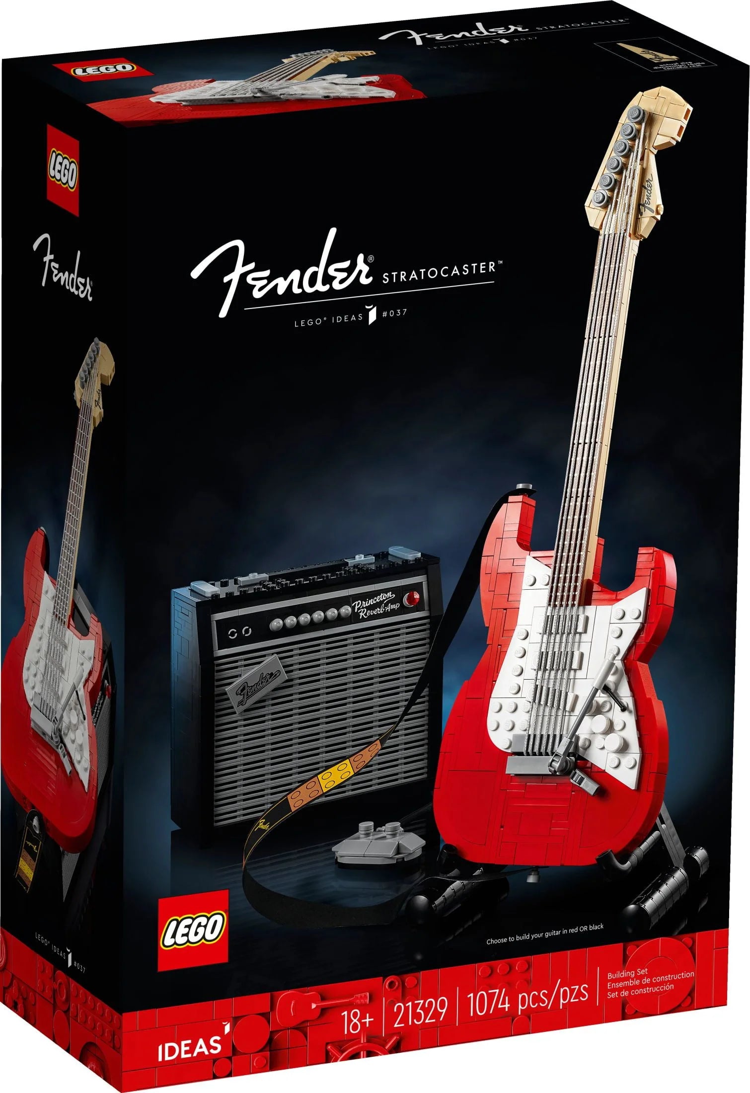 LEGO Ideas Fender Stratocaster 21329 DIY Guitar Model Building Set T594000