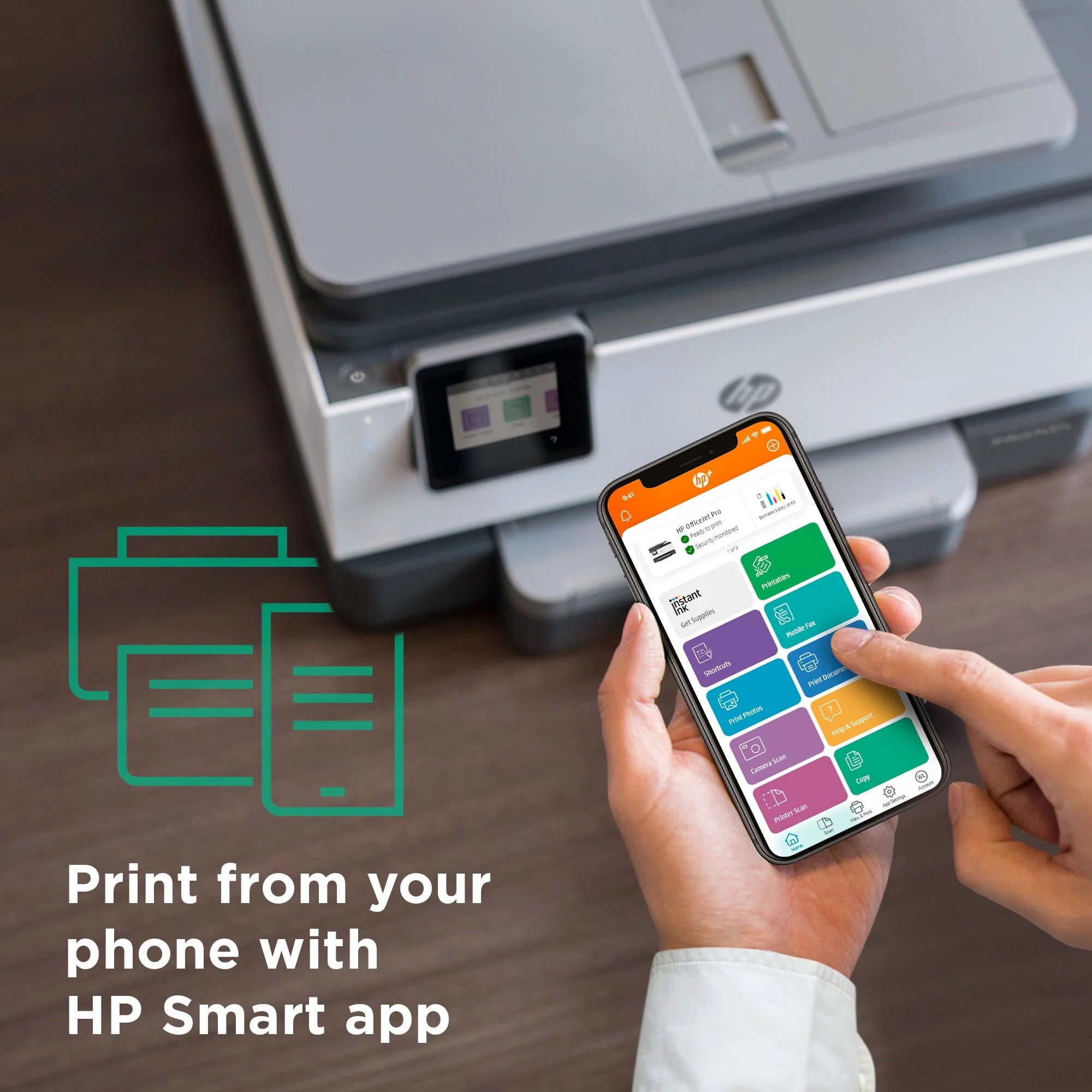 HP OfficeJet 9025e All-in-One Wireless Color Inkjet Printer N776251