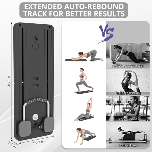 JANUA Pilates Board - Foldable 5-in-1 Reformer Set for Home R193
