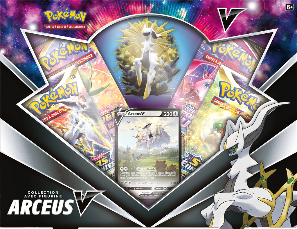 Pokemon Trading Cards 2022 Spring Arceus V Figure Collection Box W173