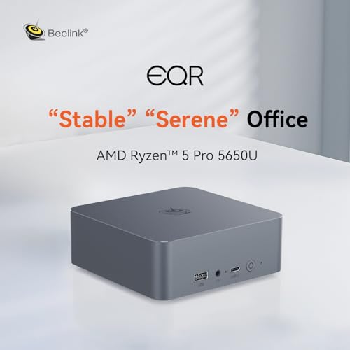 Beelink SER5 Mini PC AMD Ryzen 5 5500U 32GB DDR4 500GB NVMe SSD H29671