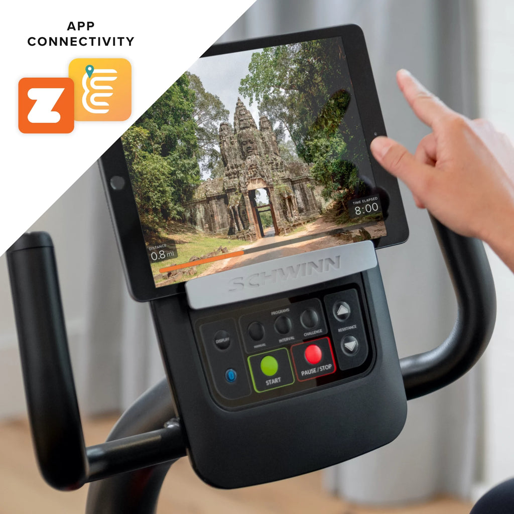 Schwinn 230 Recumbent Exercise Bike with Zwift Compatibility L399826