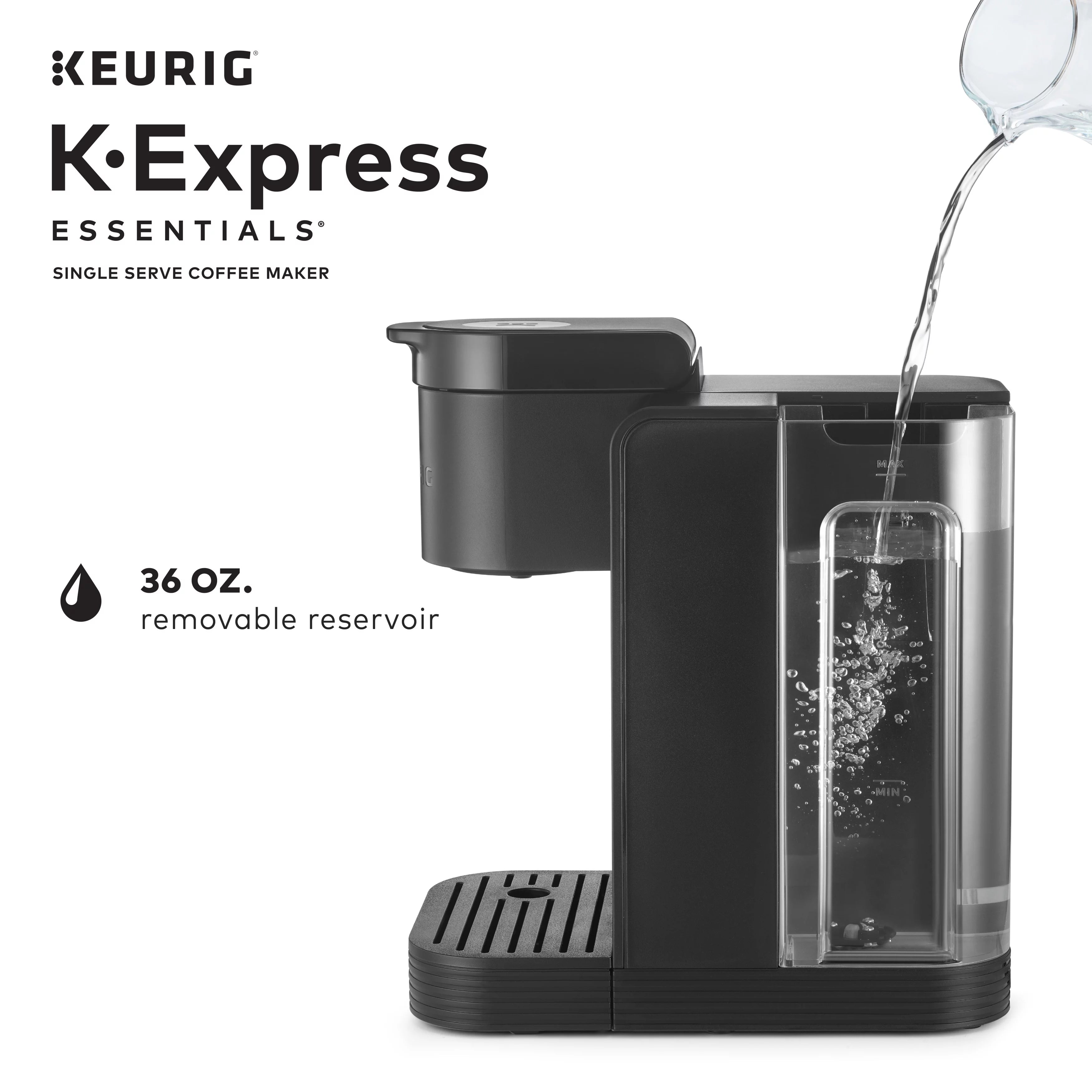 Keurig K-Express Essentials Black Single Serve K-Cup Coffee Maker T91964