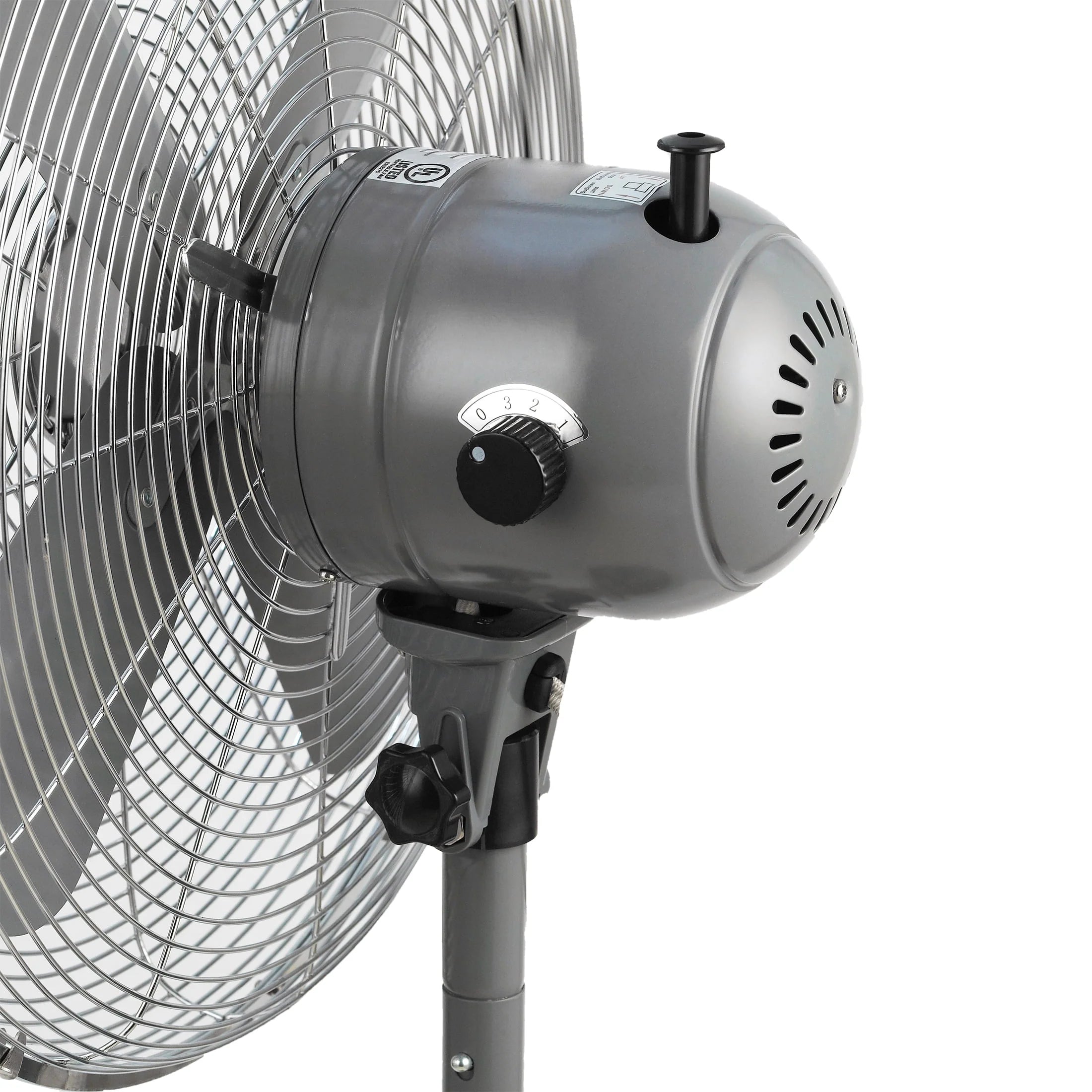 Better Homes & Gardens 16 inch Adjustable Oscillating Metal Stand Fan, Red O2097
