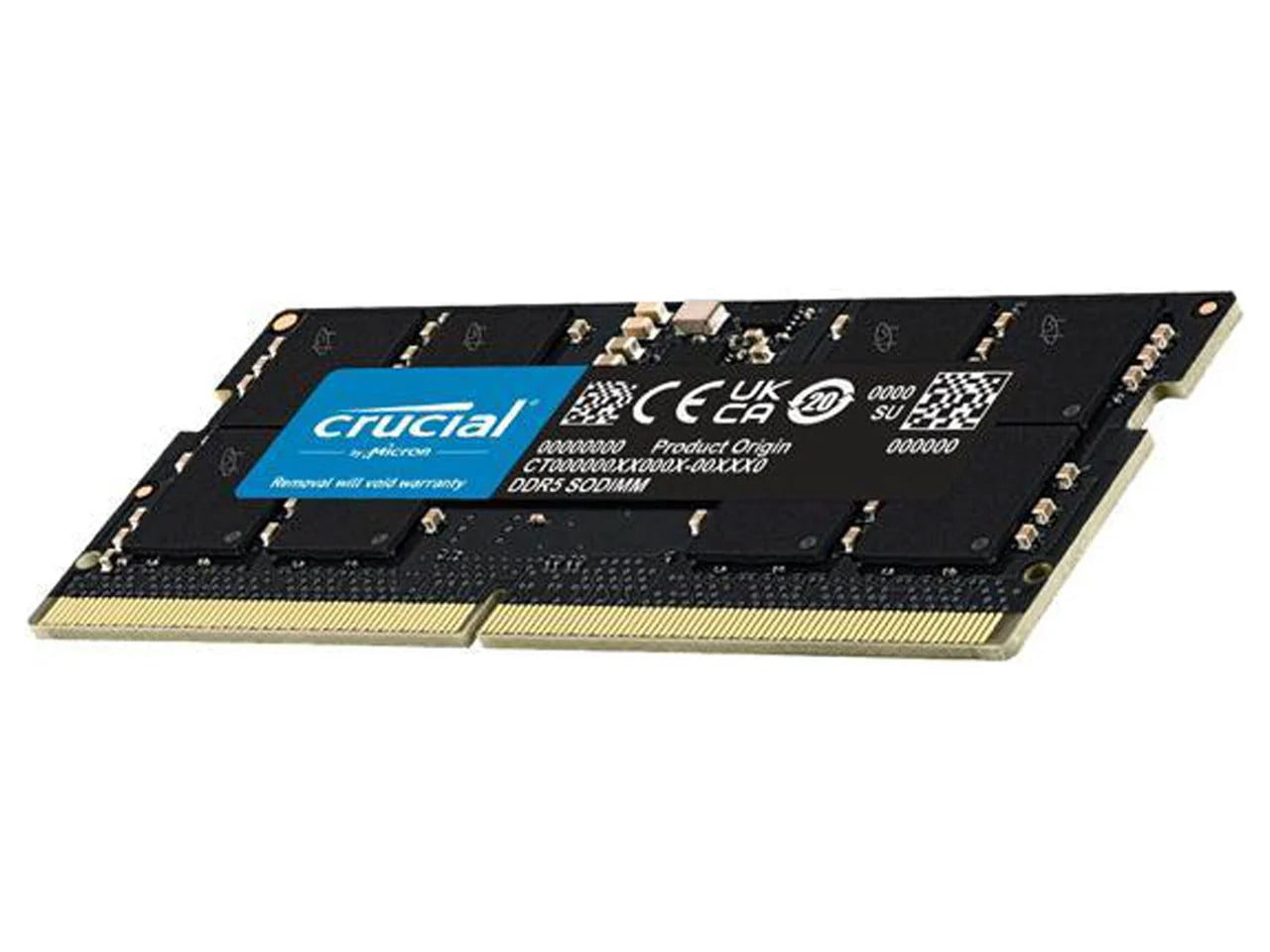 Crucial 64GB (2 x 32GB) DDR5-4800 SoDIMM Memory Kit for Notebook J247773