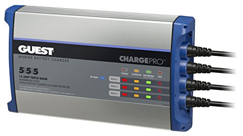 Guest 2707A On-Board Battery Charger 8A 12V 2 Bank X18793