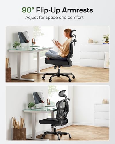 Marsail Ergonomic Office Chair with 3D Lumbar Support & Headrest T824