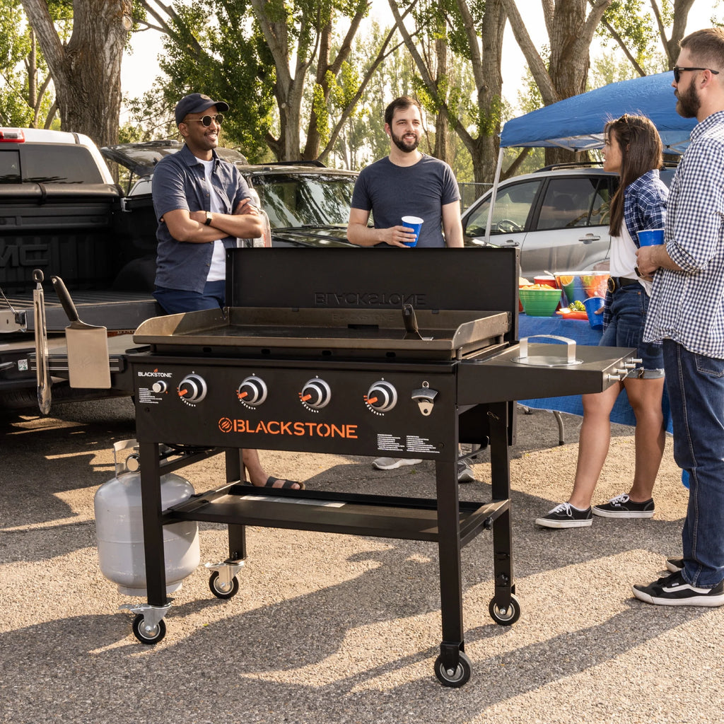 Blackstone Original 4-Burner 36 Propane Omnivore Griddle with Hard Cover V144139