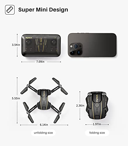 SYMA Mini Drone with 720P FPV Camera for Adults Kids Q905404