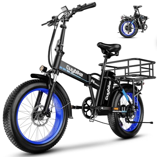 Folding Electric Bike 1000W 48V 20AH Removable Battery 20" Fat Tire for Adults C847123