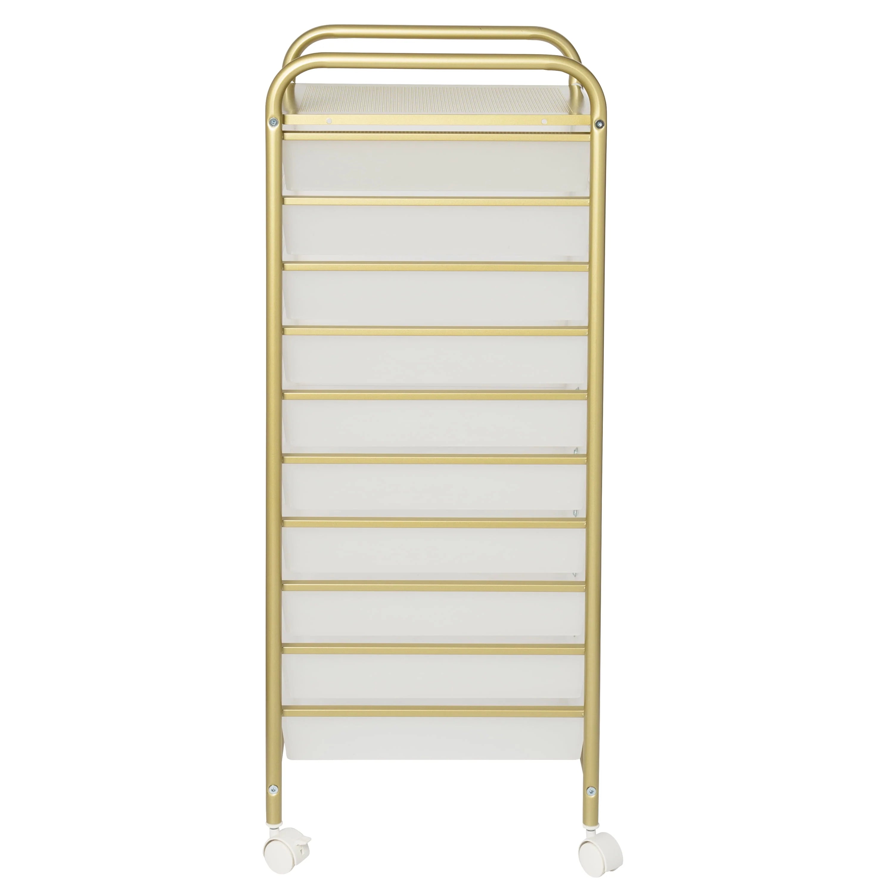 Honey-Can-Do 10-Drawer Rolling Cart, Rainbow N1365