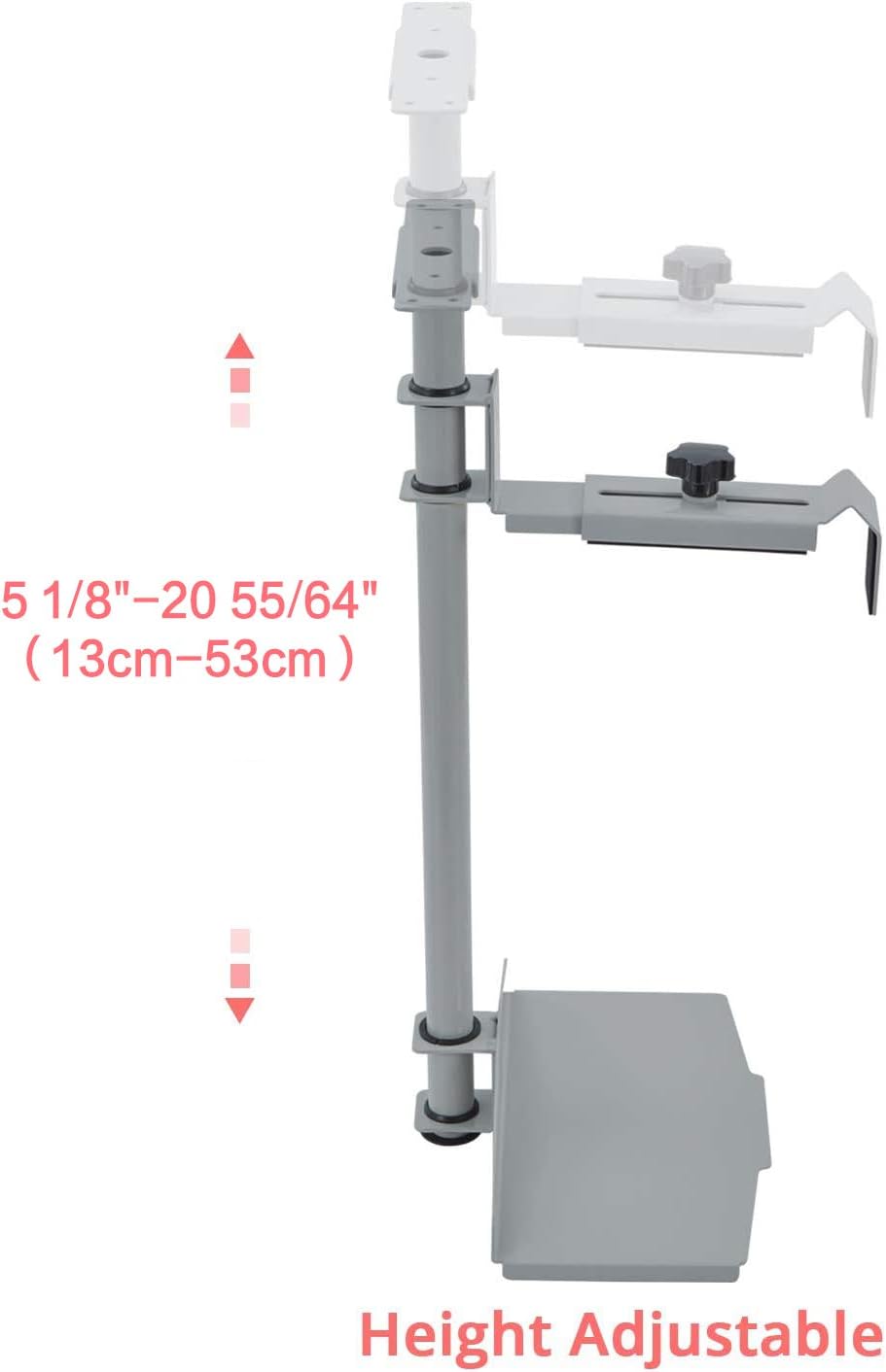 EUREKA ERGONOMIC CPU Holder Under Desk Mount, Computer Tower Case Holder, Grey, Pack of 2 C9604