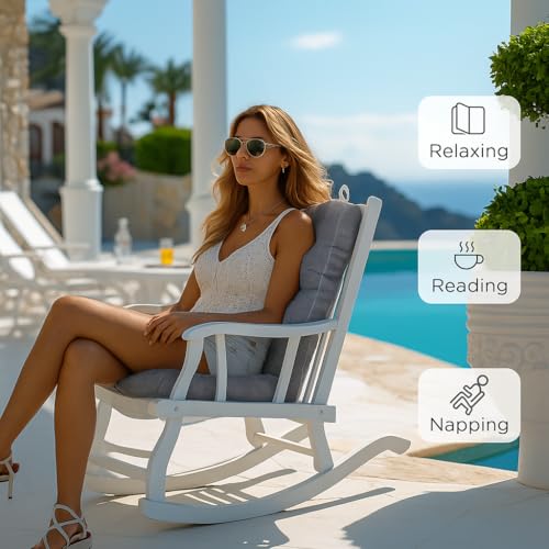 Codi Outdoor Rocking Chair Cushion, Water Resistant, Sage 1PK P38027