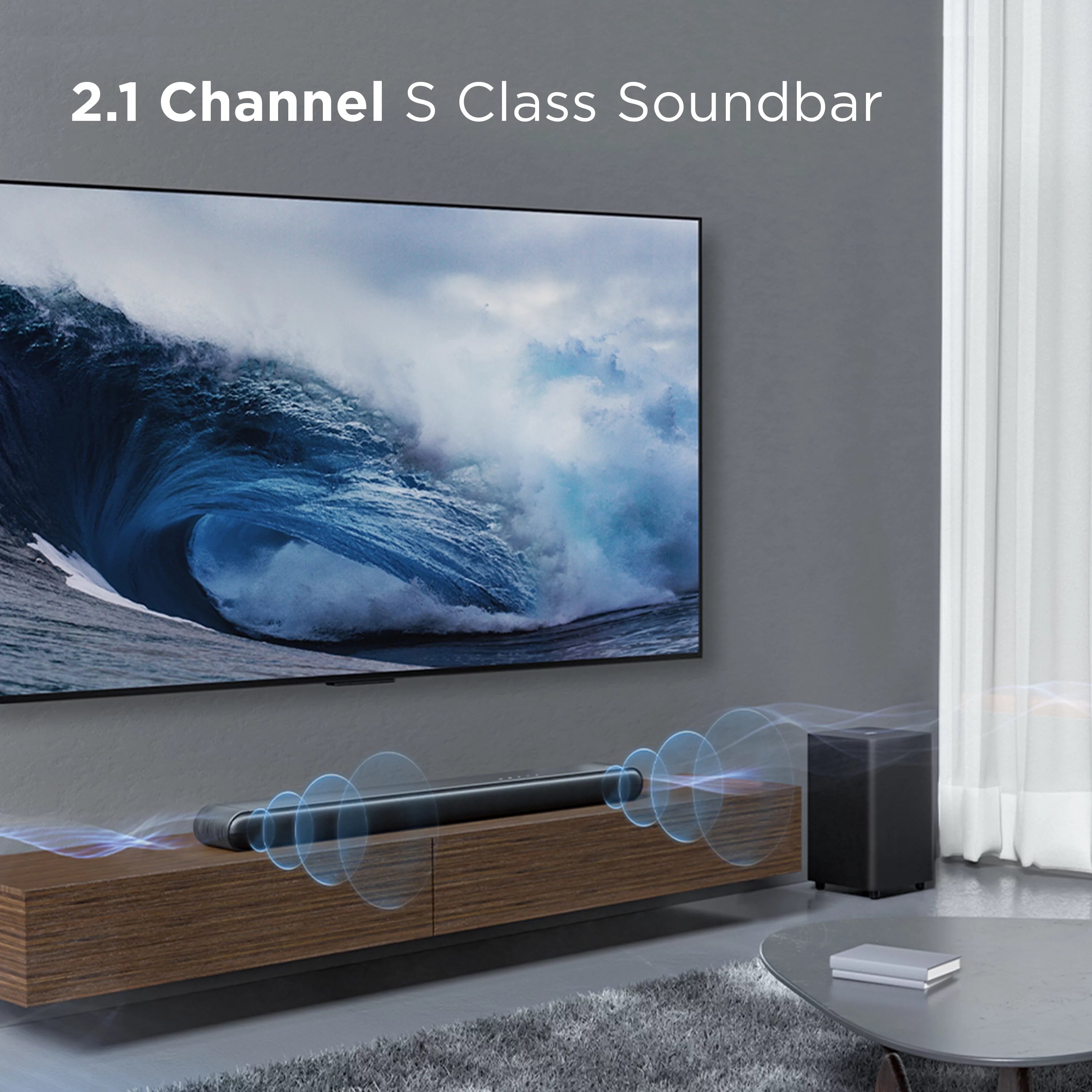 TCL S Class 2.1 Channel Sound Bar with Wireless Subwoofer V75191