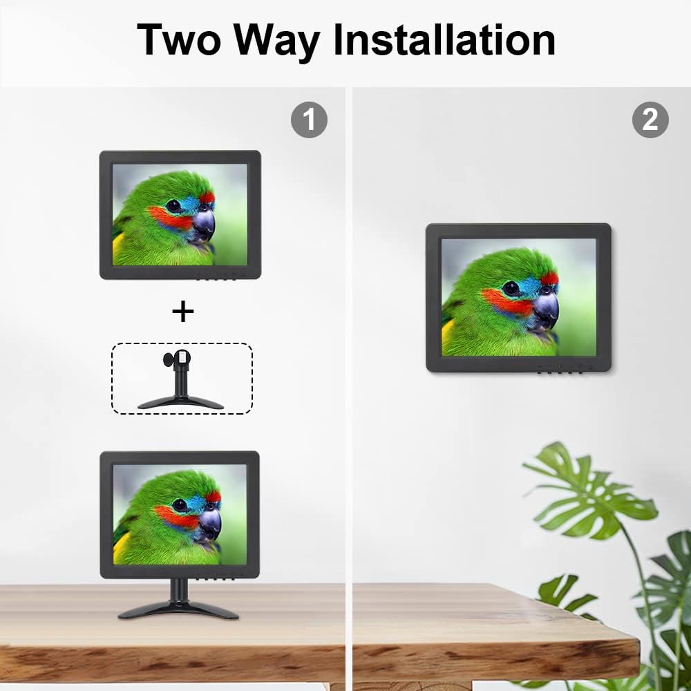 8 inch Portable HDMI Monitor 1080P with Speakers, Pack of 2 G2942