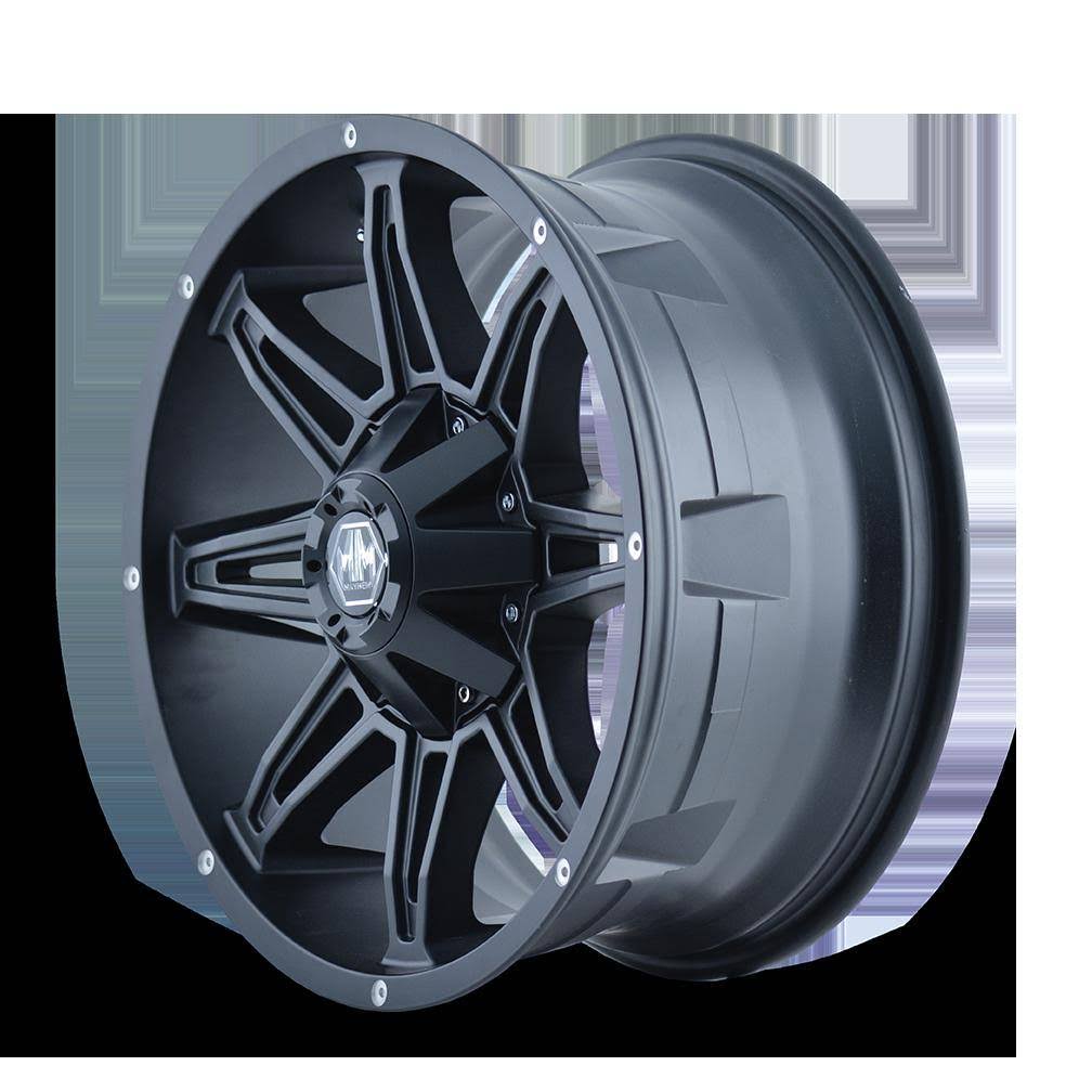 Mayhem 8090 Rampage Matte Black 22x9.5 8x6.5 / 8x170 -6mm M97447