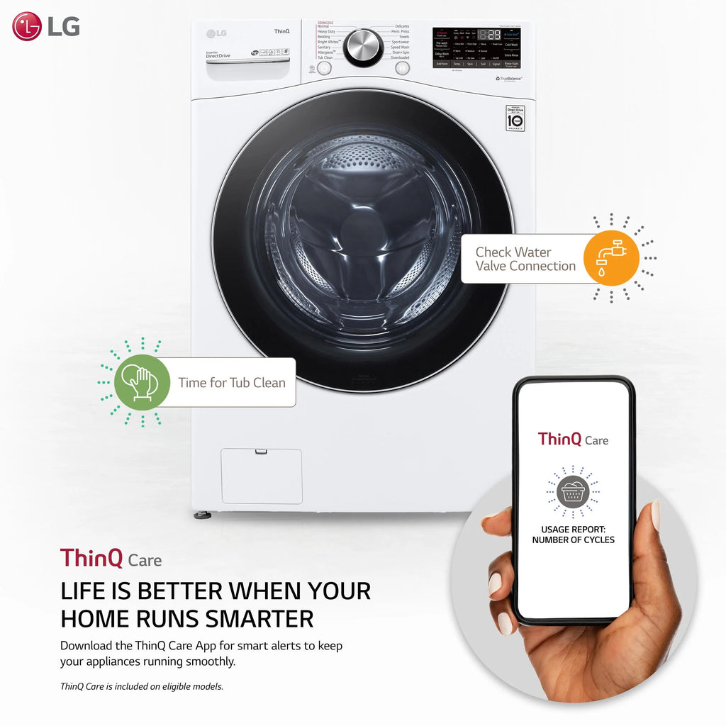 LG WM4200HWA 5.0 Cu. Ft. Smart Front Load Washer with TurboWash 360° O494021