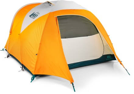 Rei Co-op Base Camp 4 Tent Orange J89101