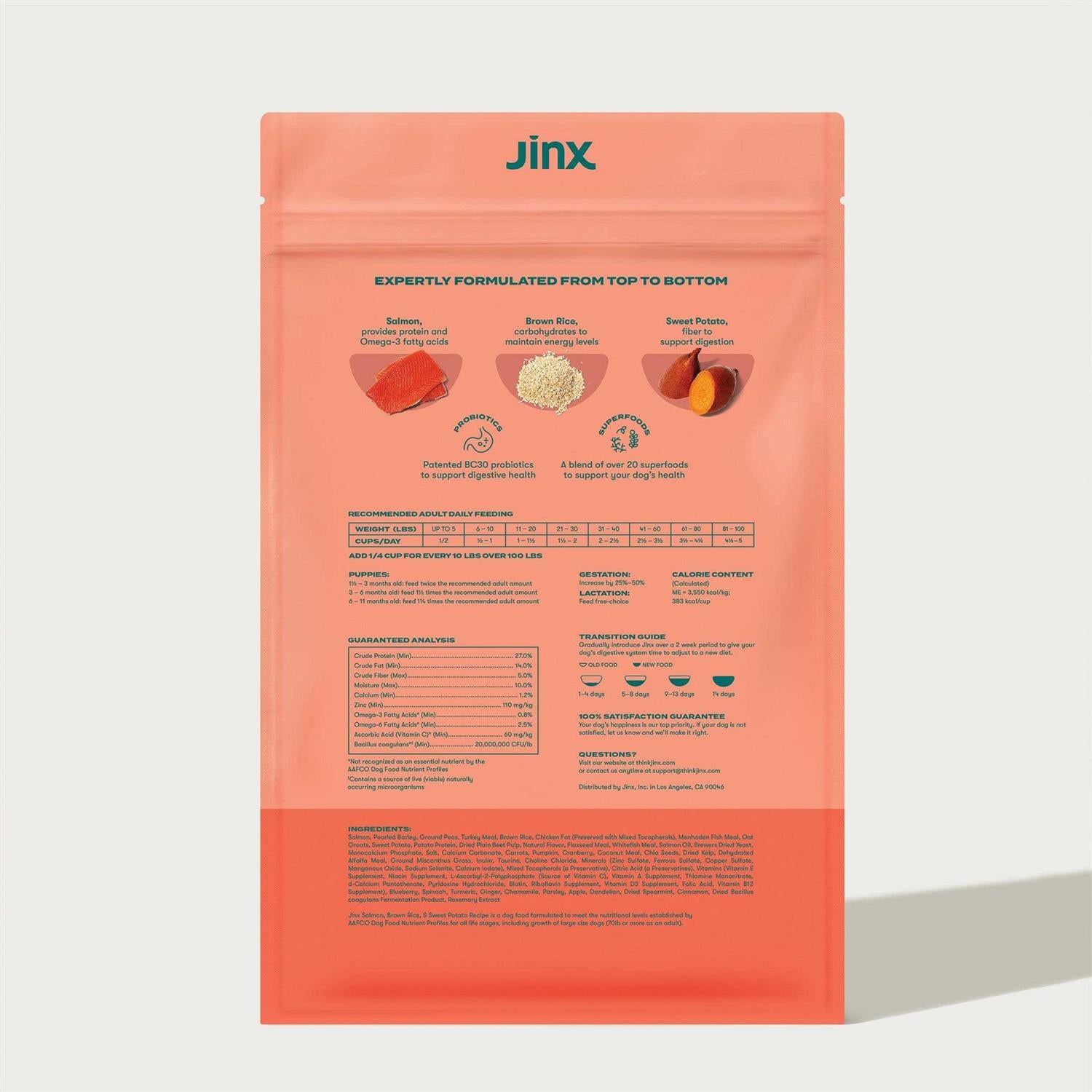 Jinx Salmon Brown Rice & Sweet Potato Dry Dog Food I652863