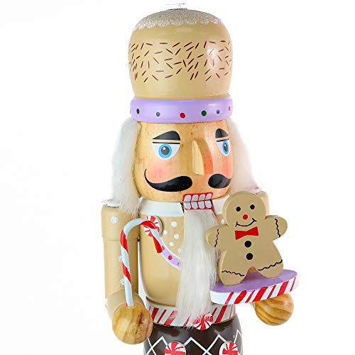 Ornativity Gingerbread Chef Nutcracker Wooden Christmas Decoration 14" B8313