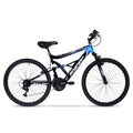 Hyper Bicycles Men's 26 Shocker Mountain Bike, Black/Red