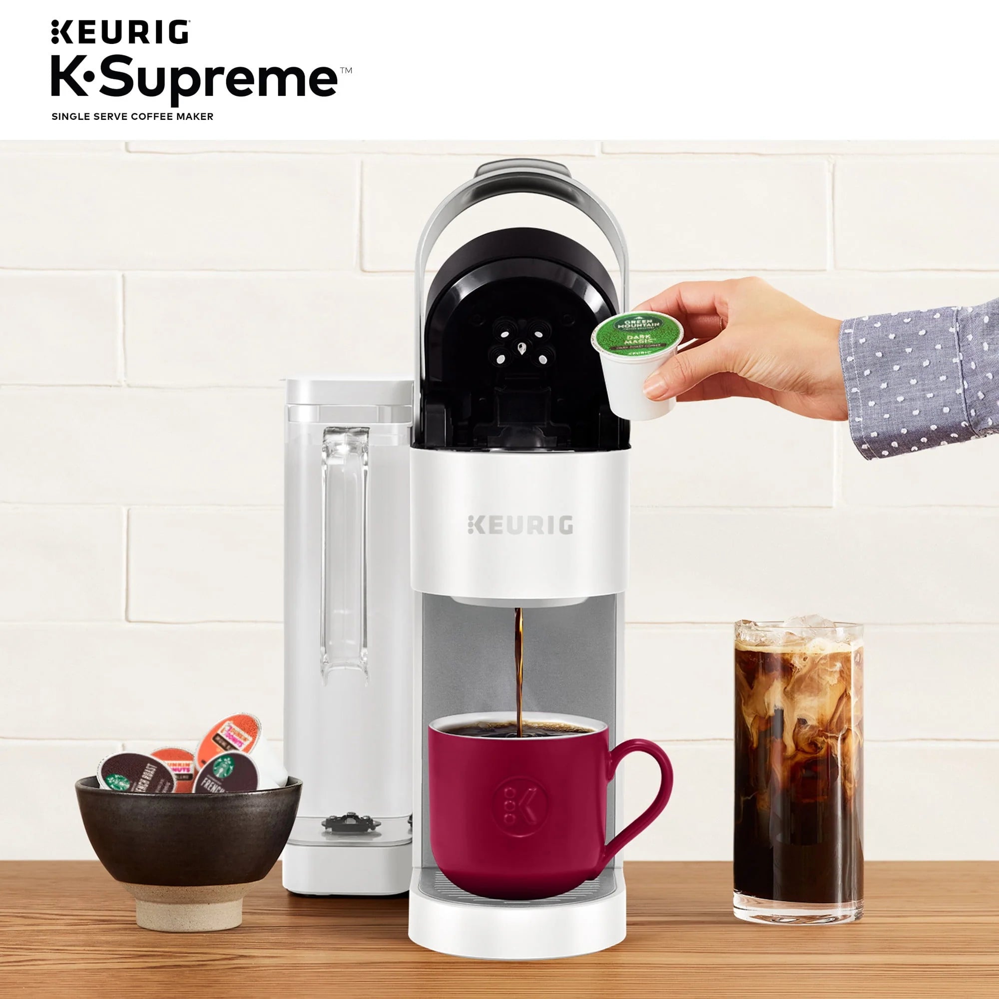 Keurig K-Supreme Single-Serve K-Cup Pod Coffee Maker, Black G914