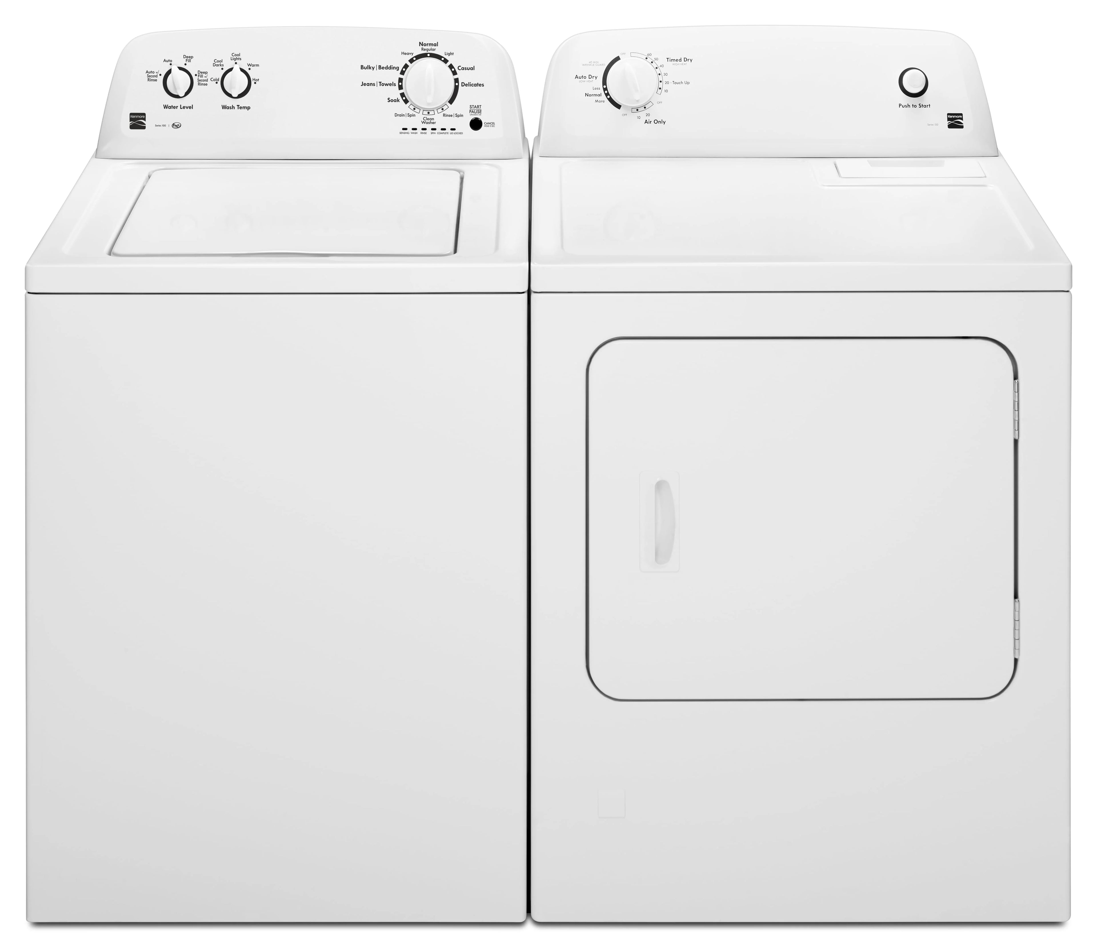 Kenmore 02620232 Top-Load Washer with Dual Action Agitator, White G558473