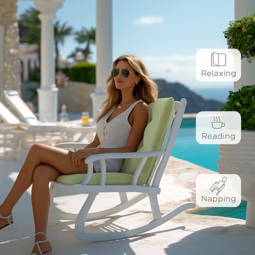 Codi Outdoor Rocking Chair Cushion, Water Resistant, Sage 1PK P38027
