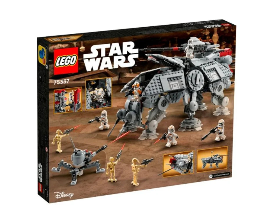 LEGO Star Wars AT-TE Walker 75337 Poseable Toy with Clone Troopers & Battle Droids I9315