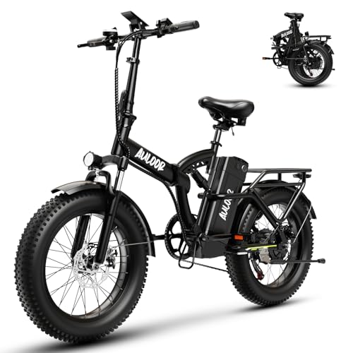 Folding Electric Bike 1000W 48V 20AH Removable Battery 20" Fat Tire for Adults C847123