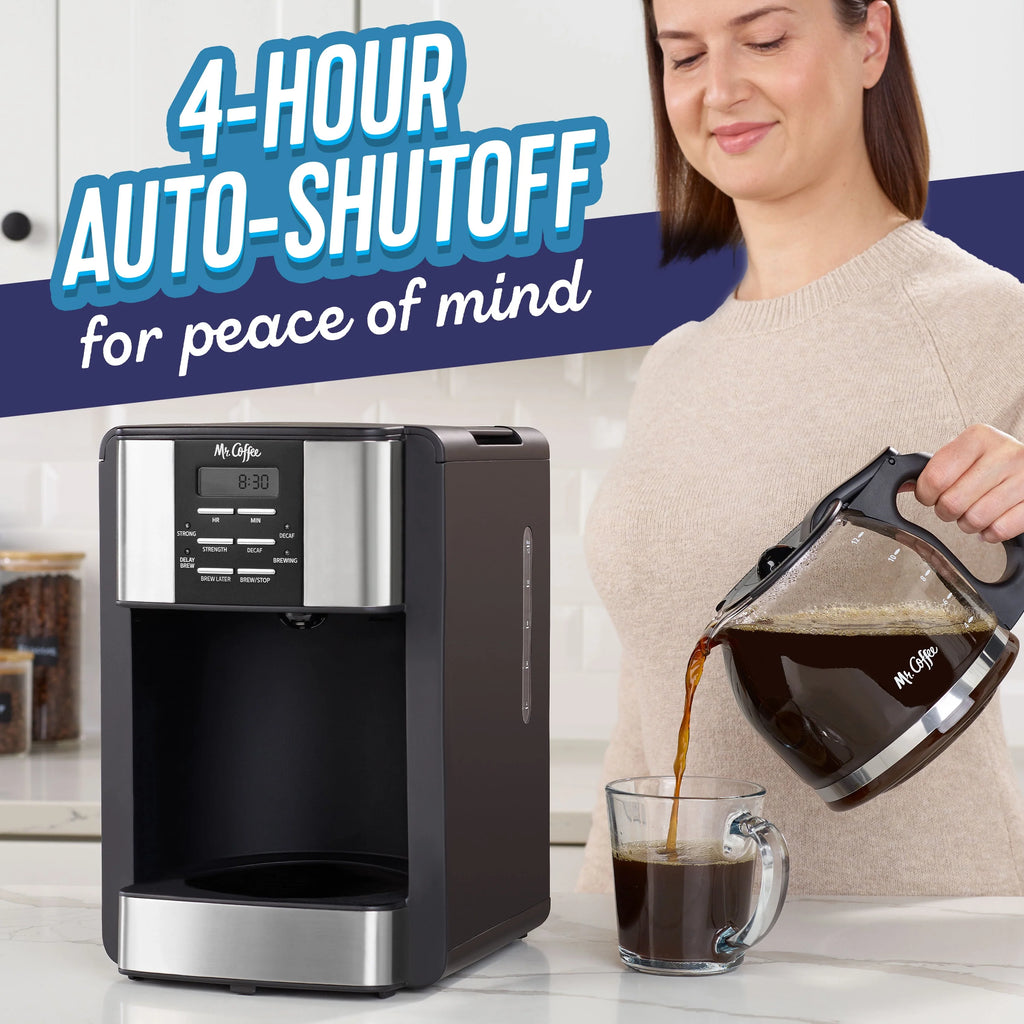 Mr. Coffee 12 Cup Speed Brew Coffee Maker with Decaf Function E301