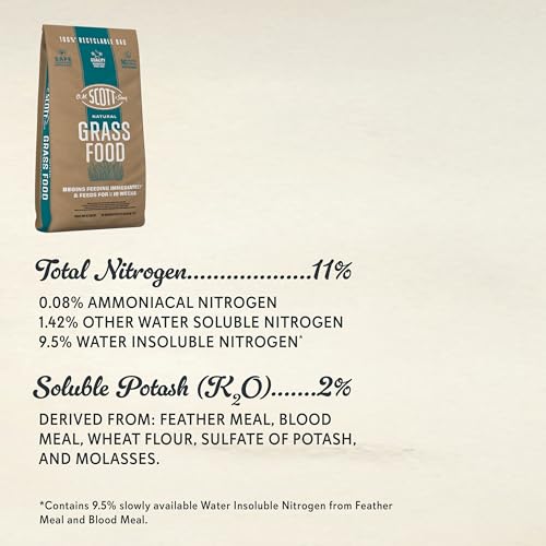 Scotts Tall Fescue Blend Grass Seed with Fertilizer and Soil Improver, 8 lbs A926