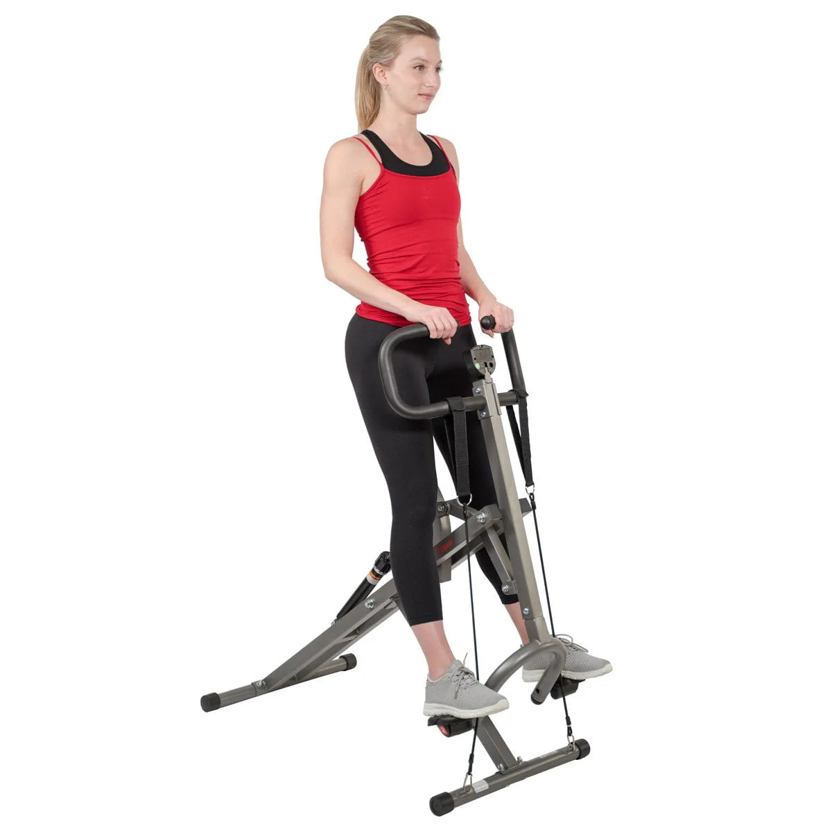 Sunny Health & Fitness Row-N-Ride PRO Squat Assist Trainer Z7578