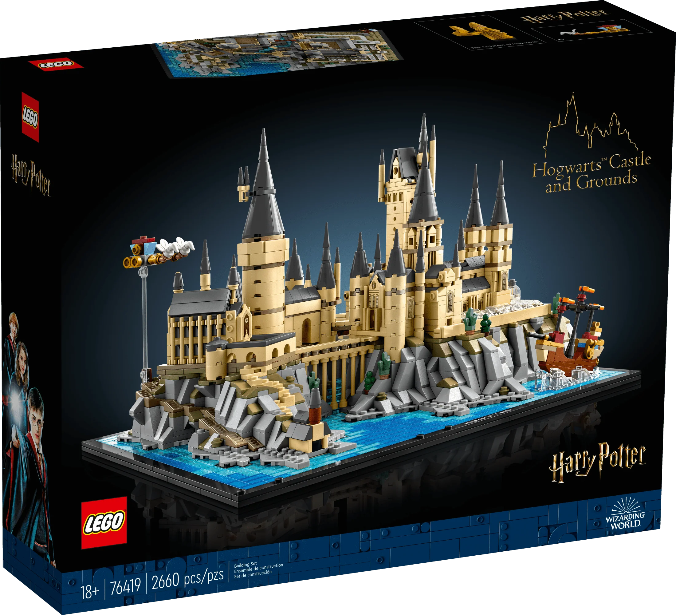 LEGO Harry Potter Hogwarts Castle and Grounds 76419 Building Set for Adults Q5546