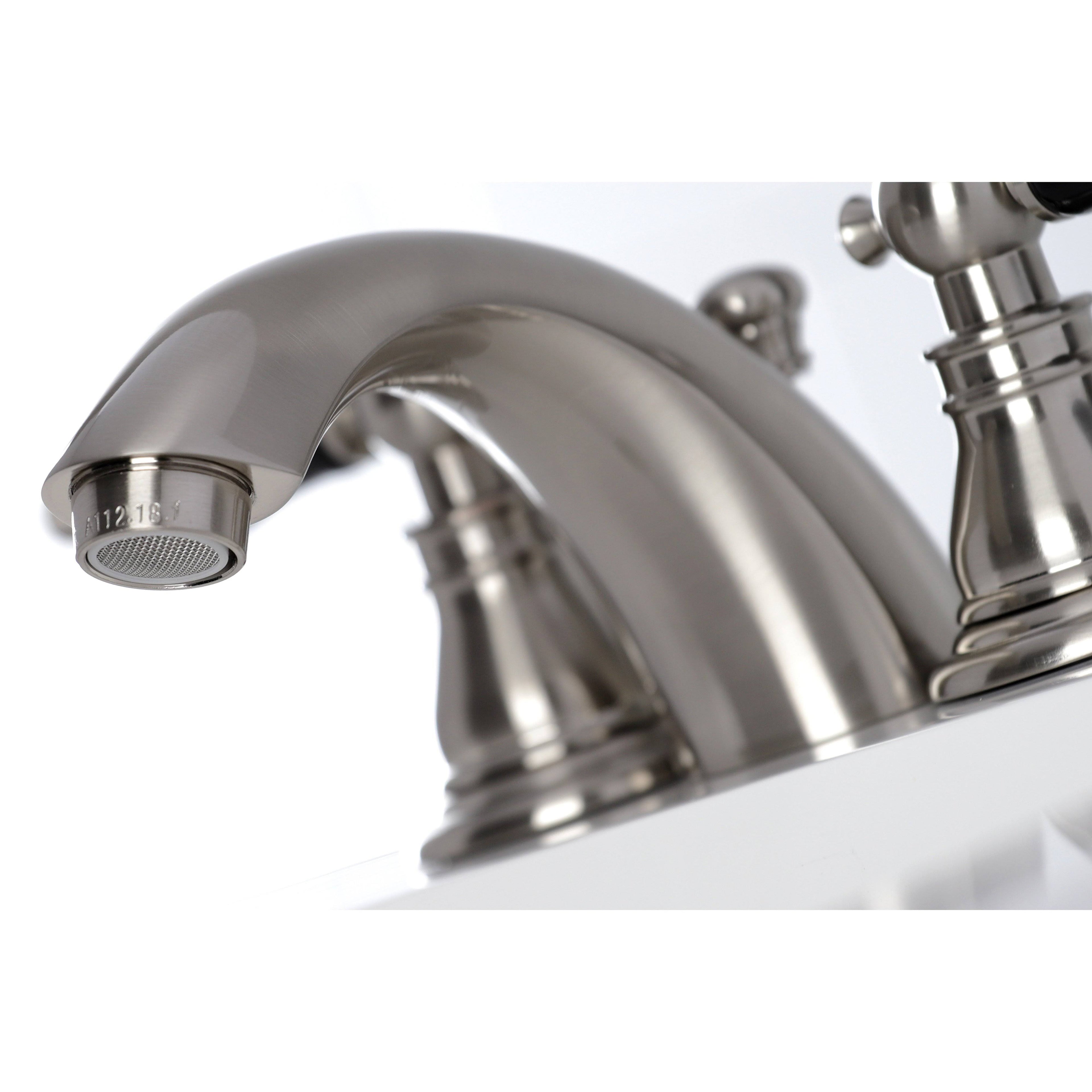 Kingston Brass Duchess Widespread Bathroom Faucet with Pop-Up, Polished Brass V84630