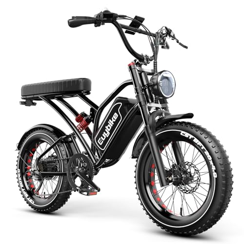 Electric Bike for Adults, 2000W Motor, 48V 25AH Battery, 20" Fat Tires S65549