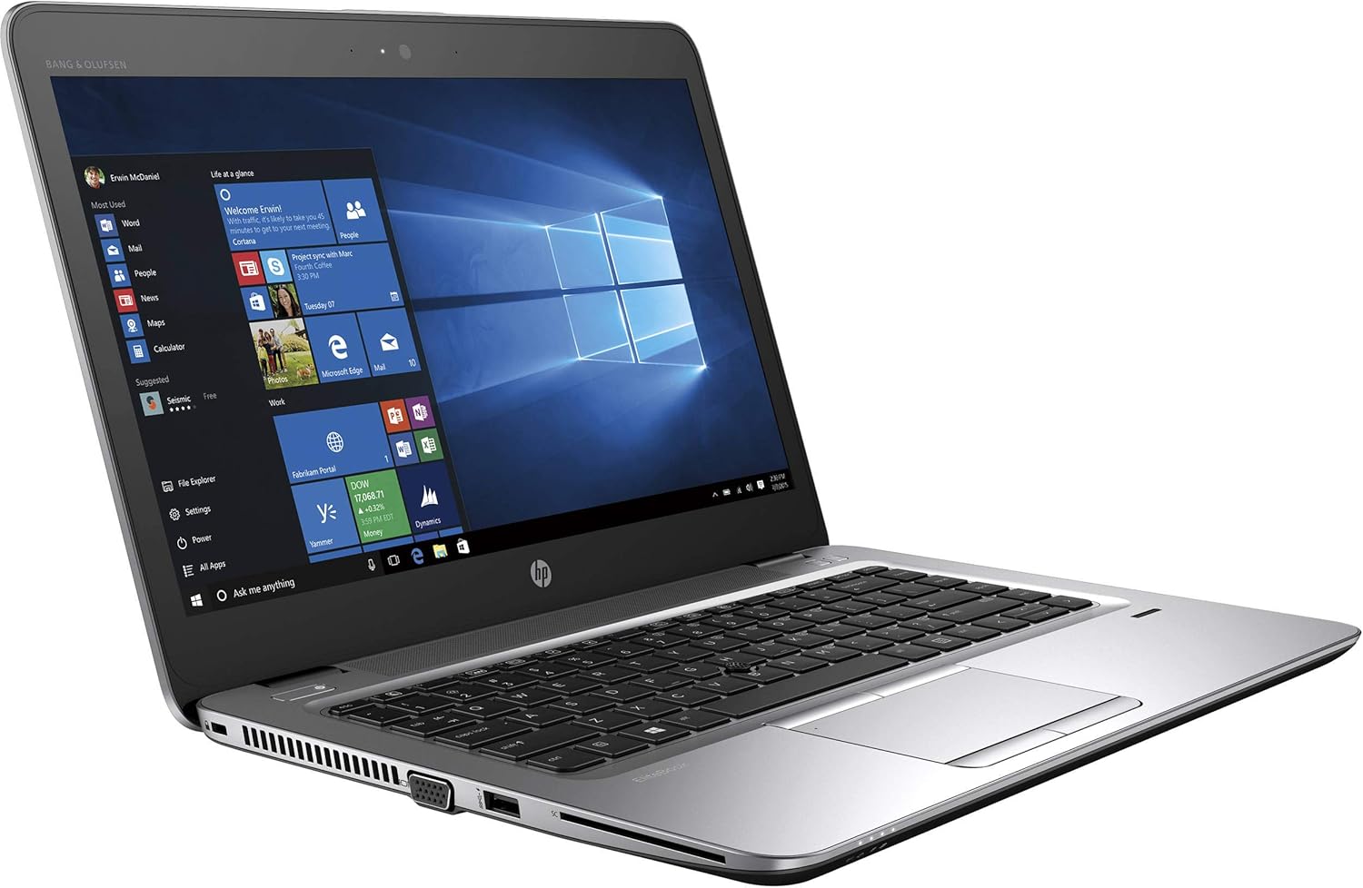 HP EliteBook 840 G4 14 HD Laptop, Core i5, 16GB RAM, 512GB SSD, Windows 10 Pro (Renewed) M7433