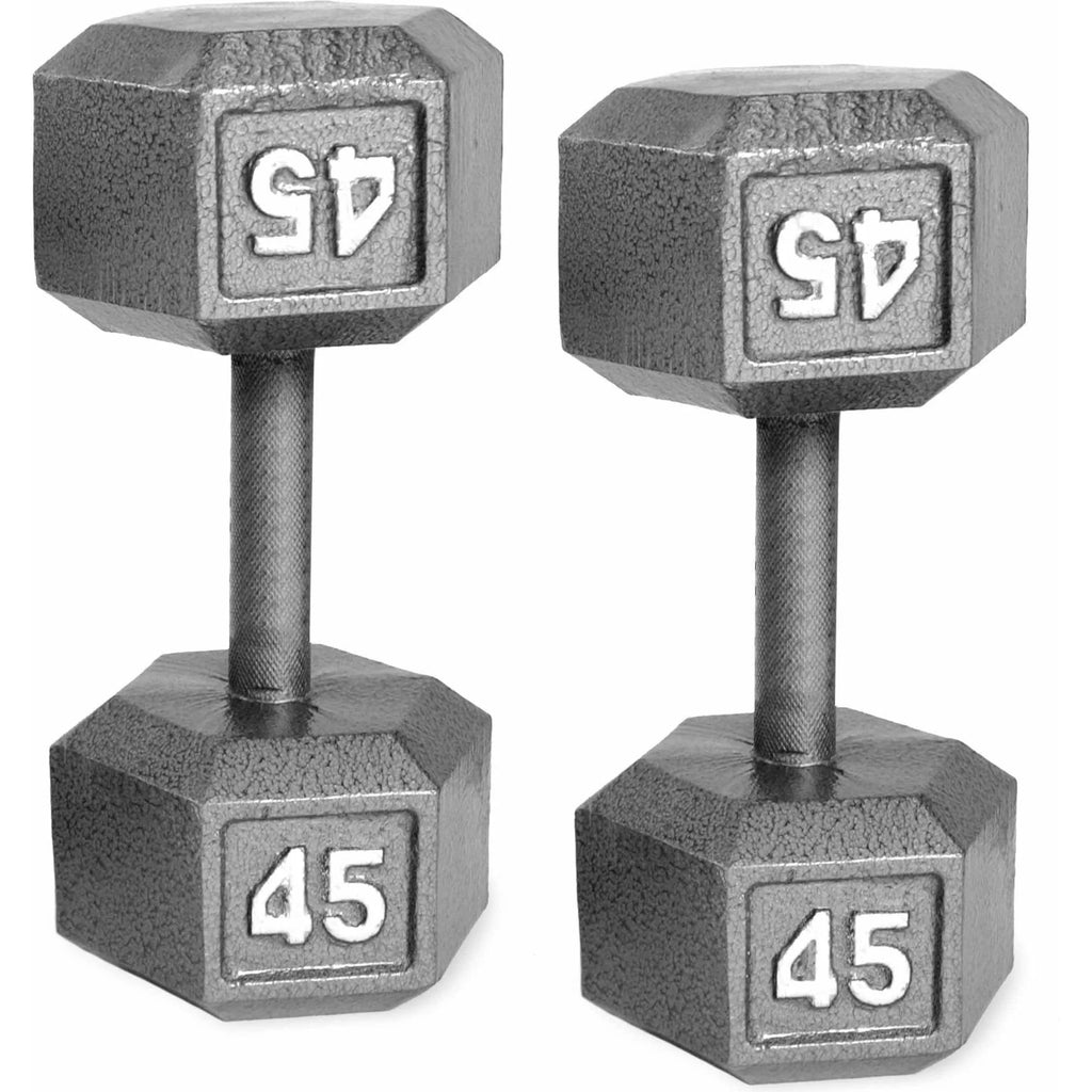 CAP Barbell Cast Iron Dumbbell 25 Lb Pair H734