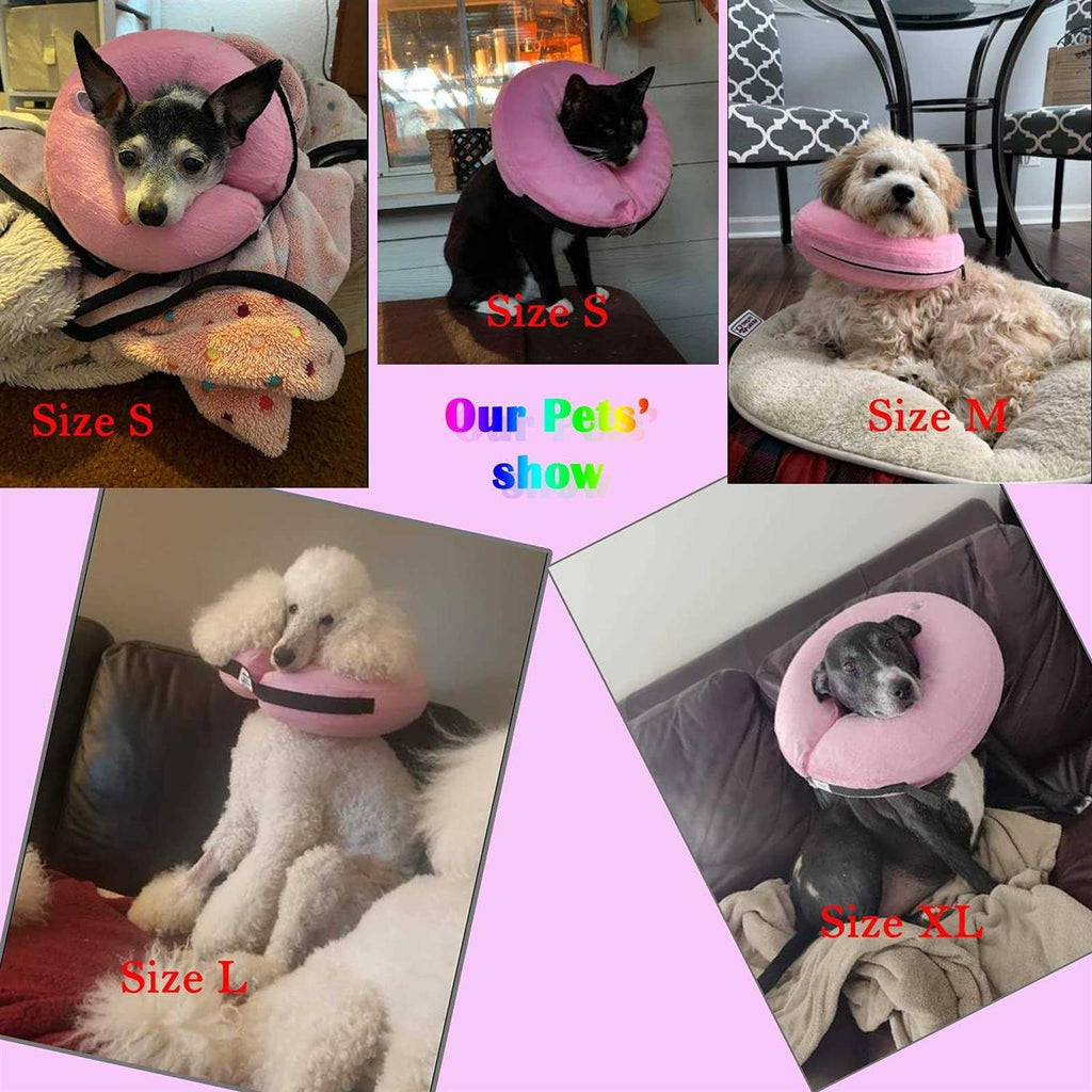 Katoggy Inflatable Dog Collar, Soft Cone for Dogs After Surgery, Adjustable I99788