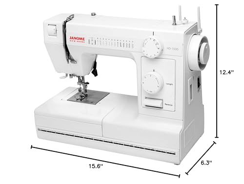 Janome HD1000 Heavy-Duty Sewing Machine with 14 Stitches T975