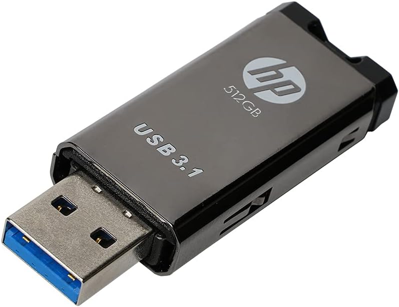 HP 512GB x770w USB 3.1 Flash Drive Pack of 2 E166