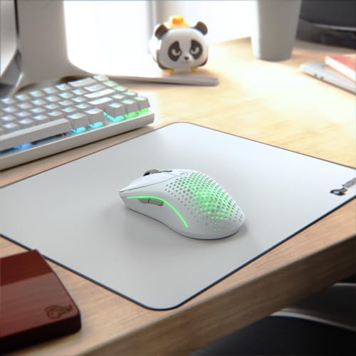 Glorious Gaming Model D 2 Wireless Ergonomic Mouse, 66g, White V612