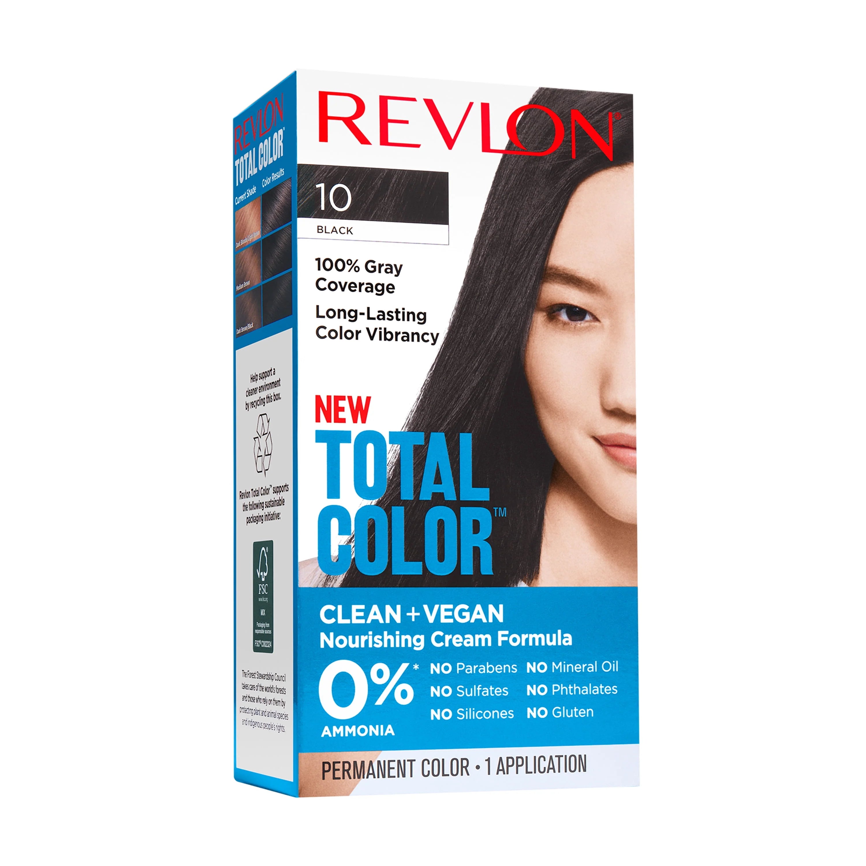 Revlon Total Color Permanent Hair Color, 535 Medium Golden Mahogany X49899