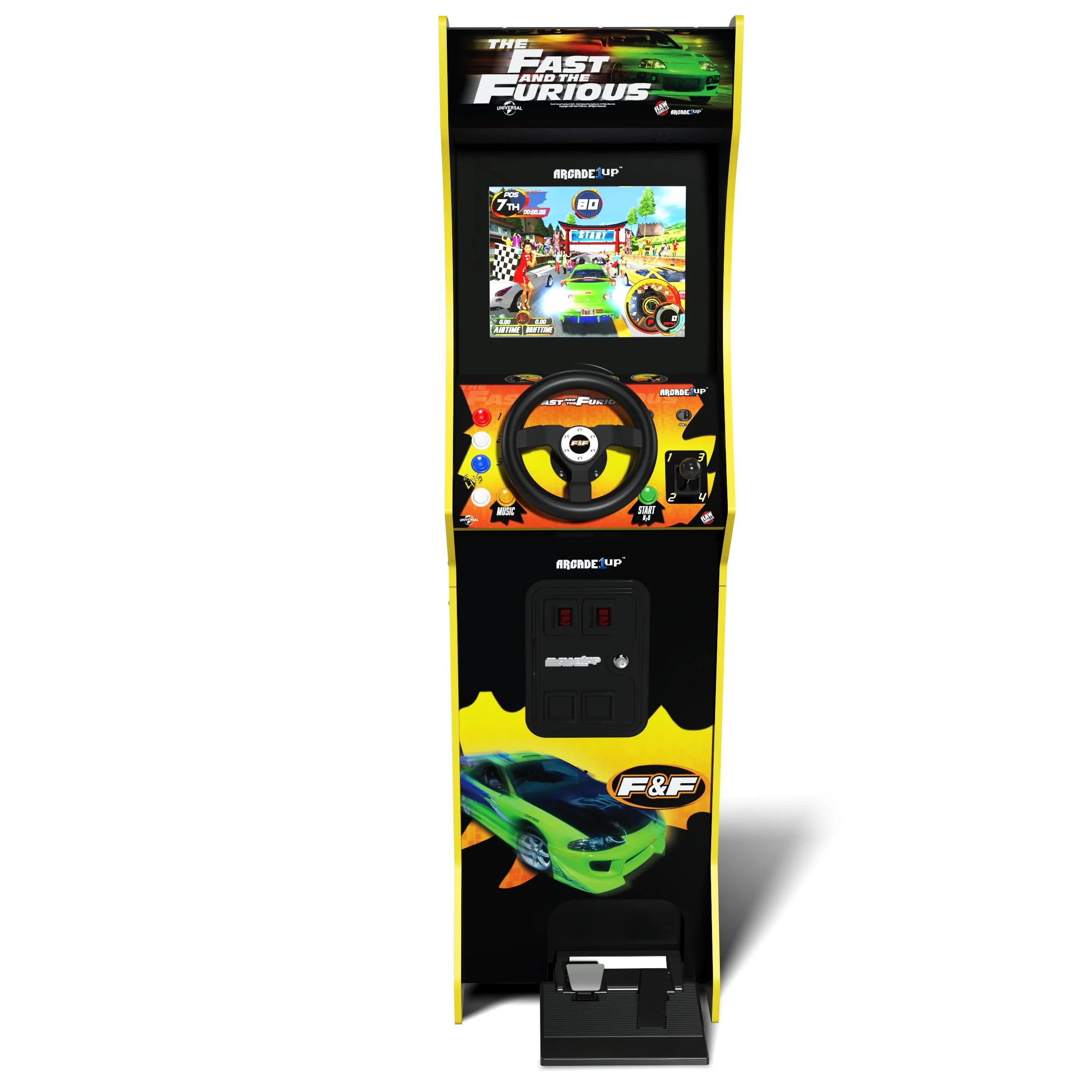 Arcade1Up The Fast & The Furious Deluxe Arcade Game with 17-inch LCD Screen R617