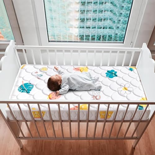 Dual-Sided Baby Crib and Toddler Mattress 52" x 27.6" x 5" A26490