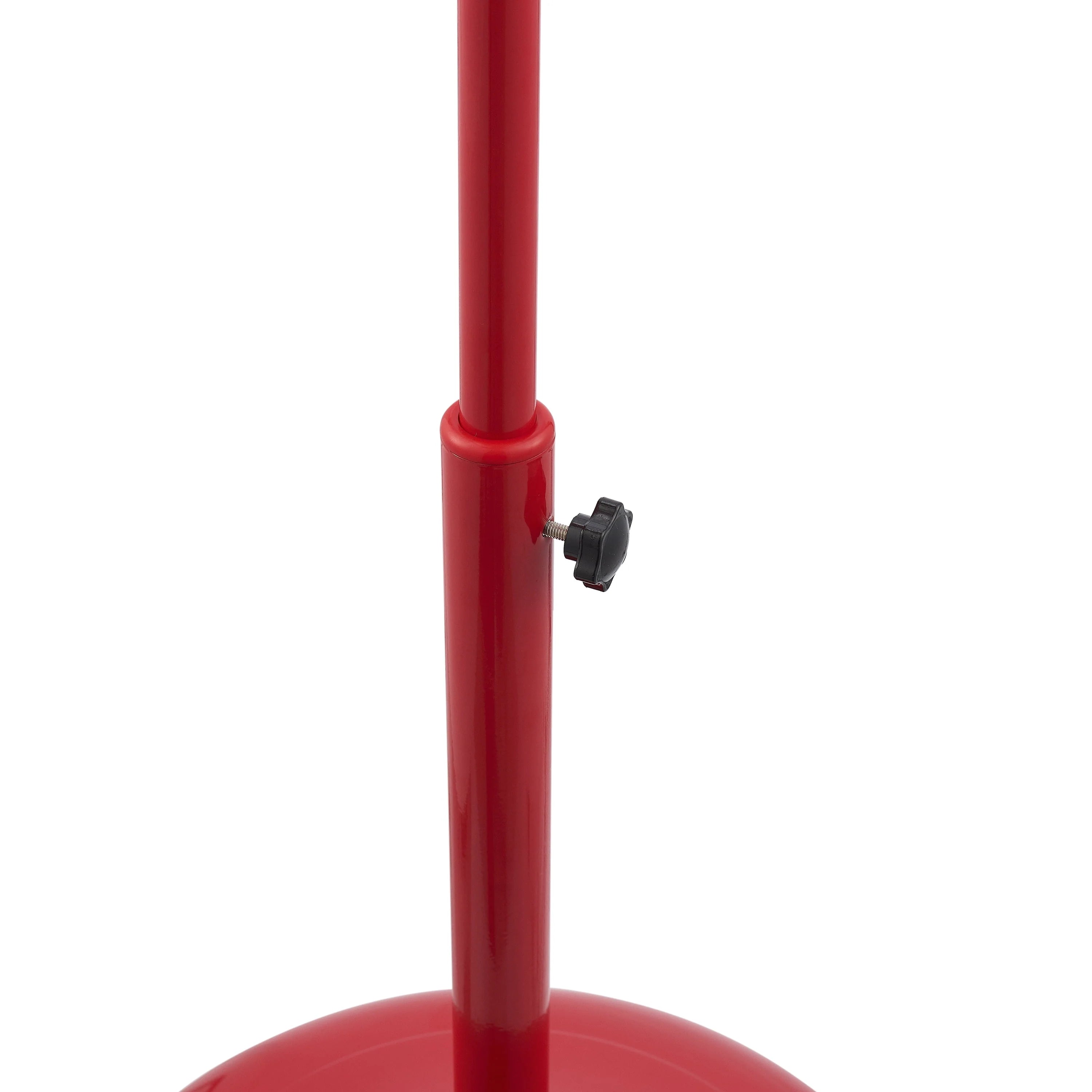 Better Homes & Gardens 16 inch Adjustable Oscillating Metal Stand Fan, Red O2097