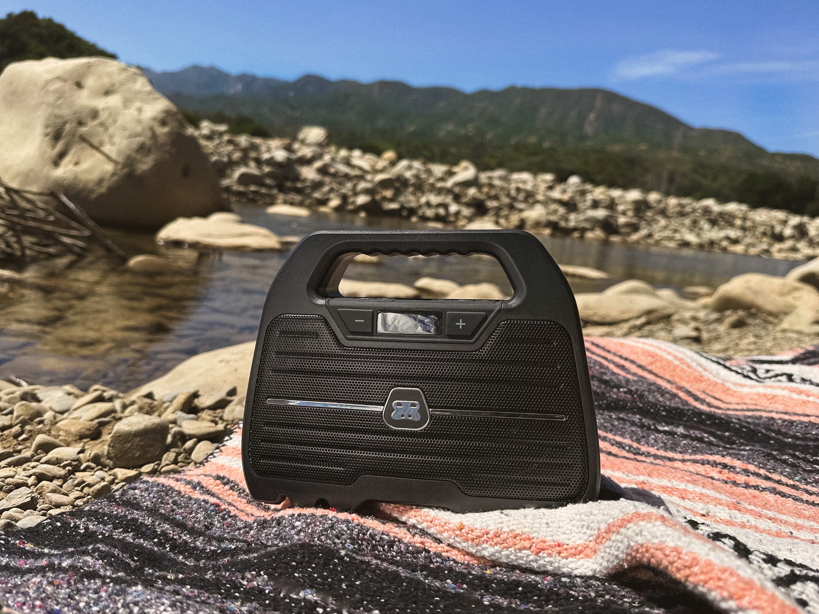 G-Project G-GO Rugged Water Resistant Portable Bluetooth Boombox Speaker with FM Radio X468