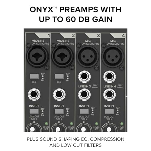 Mackie ProFX10 Go 10-channel Battery-powered Mixer with USB and Effects V810787
