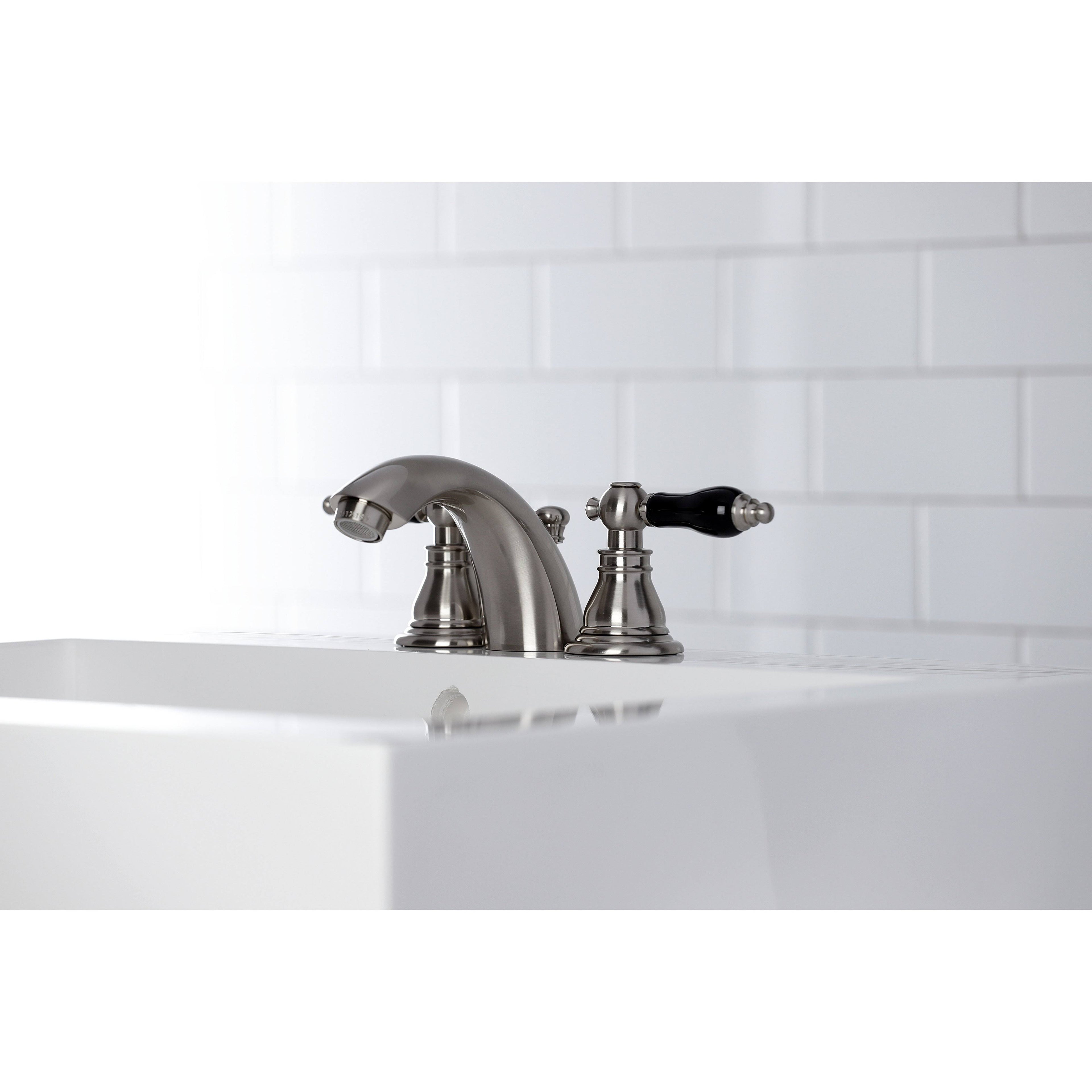 Kingston Brass Duchess Widespread Bathroom Faucet with Pop-Up, Polished Brass V84630