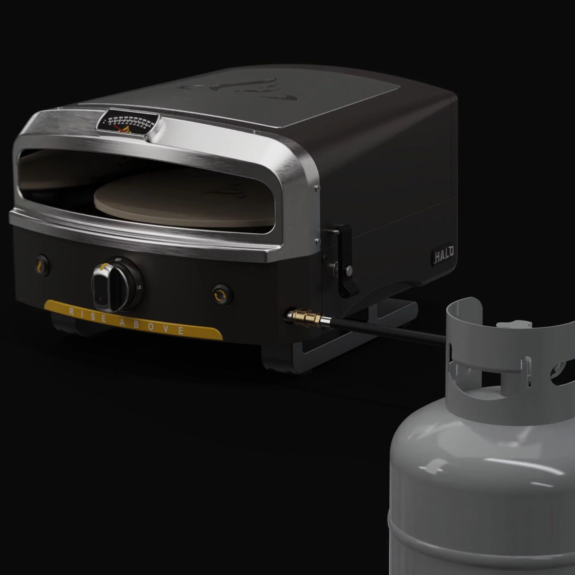 Halo Versa 16 LP Gas Portable Outdoor Pizza Oven with Rotating Stone G9890